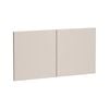 Kaboodle 1000mm Cannellini Modern Fridge Cabinet Doors - 2 Pack