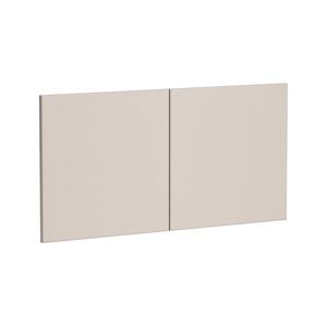 Kaboodle 1000mm Cannellini Modern Fridge Cabinet Doors - 2 Pack