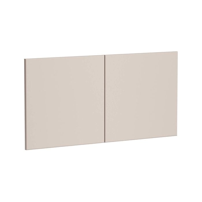 Kaboodle 1000mm Cannellini Modern Fridge Cabinet Doors - 2 Pack