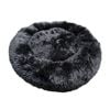 Prestige Pet Snuggle Buddies Calming Cuddler Plush Dog Bed Black 80cm