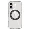 Icoverlover For Iphone 17 Clear Case Compatible With Magsafe Ring Kickstand