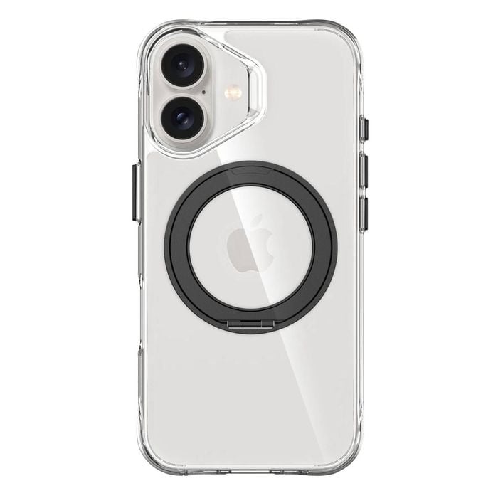 Icoverlover For Iphone 17 Clear Case Compatible With Magsafe Ring Kickstand
