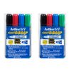 8pc Artline 577 5mm Bullet Nib Office Whiteboard Marker Assorted Colours Wallet