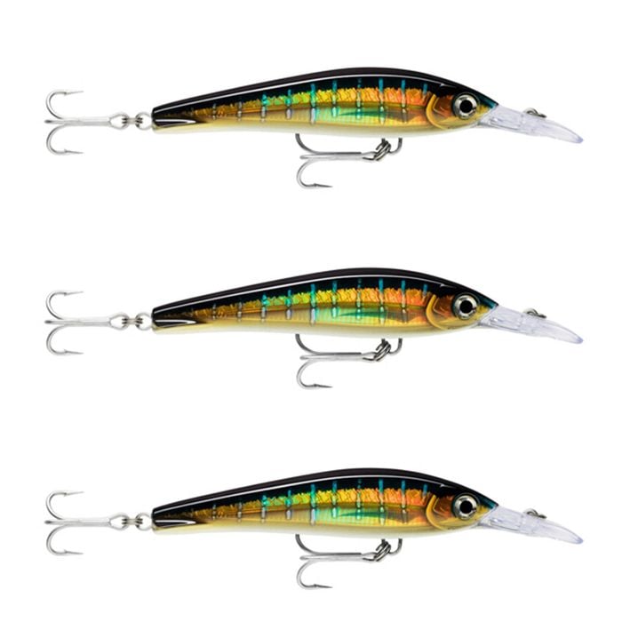 3x Rapala 16cm X Rap Magnum Xtreme Shallow Dive Troll Fish Lure -HD Sailfish UV