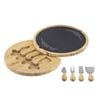 5pc Tempa Tuscany Round Serving Set w/ 30x30x3.5cm Board/Cheese Knives