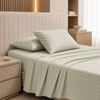 Royal Comfort 1200TC Damask Sheet Set Ultra Soft Sateen Bedding Pebble King