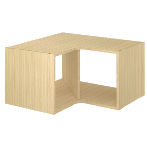 Lugna 368 x 682 x 390mm Sand 1 x 2 Cube Corner Unit