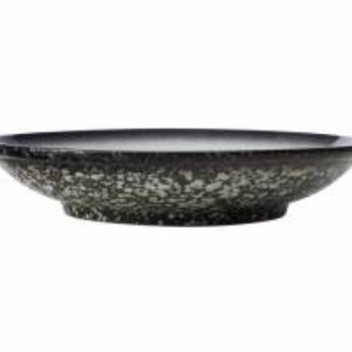 Maxwell & Williams Porcelain Caviar Collection Footed Bowl 25cm - Granite