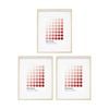 3PK Braz Paris Image Photo Document Display Frame 27.9x35.6cm Beech