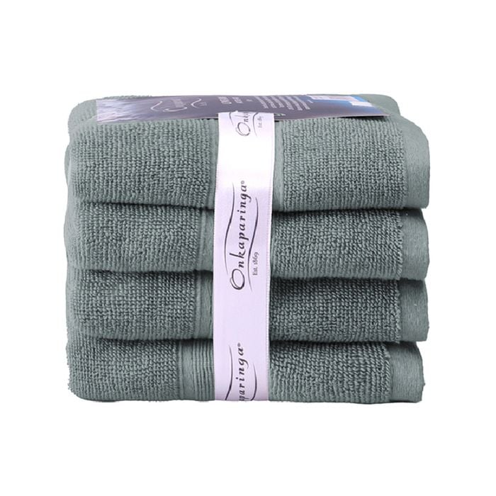 4PK Ultimate Alanya Bathroom Hand Towel 550Gsm Slate