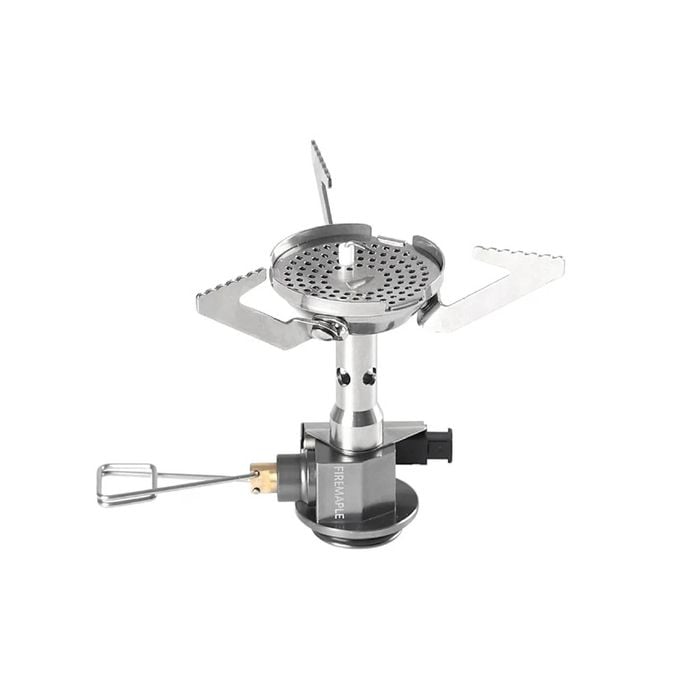 NNEOBA Pressure-Regulator Propane Camping Stove Silver