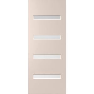Corinthian 2040 x 820 x 40mm Entrance Door Primed Madison Translucent Glass PMAD104