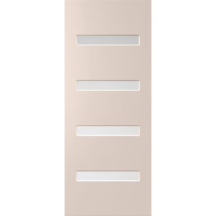 Corinthian 2040 x 820 x 40mm Entrance Door Primed Madison Translucent Glass PMAD104