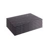 Argon Tableware Marble Chopping Board - 30 X 20cm 6x Black Rectangular Cutting Board Solid Worktop Protector Mat Serving Platter