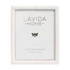 Lvd 8x10 Inch Paloma Bone Picture/photo Frame Ivory 27.94x22.86x1.27cm