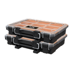 AEG QUICKSTACK 2.0 Clear Top Half Organiser - 2 Pack