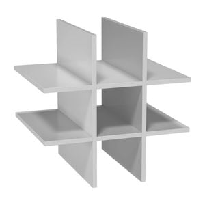 Flexi Storage Clever Cube Gloss White Wine Rack Insert