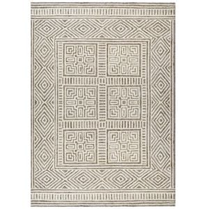 Handmade Abstract Wool Rug-6310-Ivory Sand-190x280cm