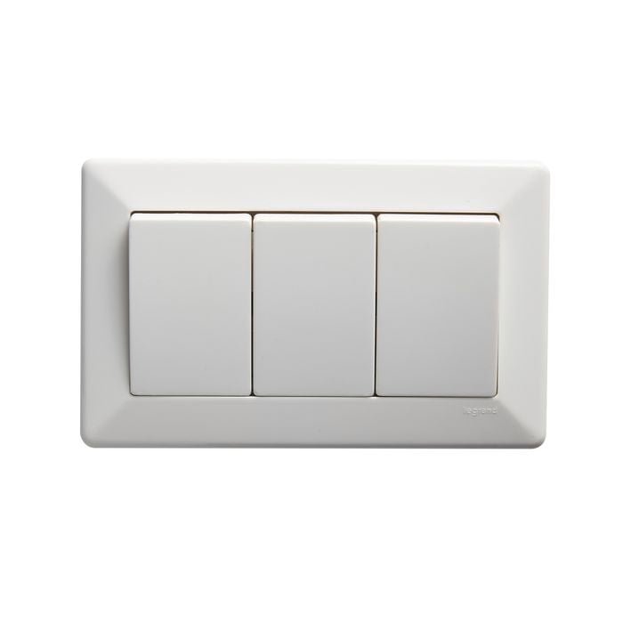 HPM COMO 3 Gang Wall Switch