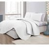 Ramesses 3 Piece Chic Embossed Comforter Set White King