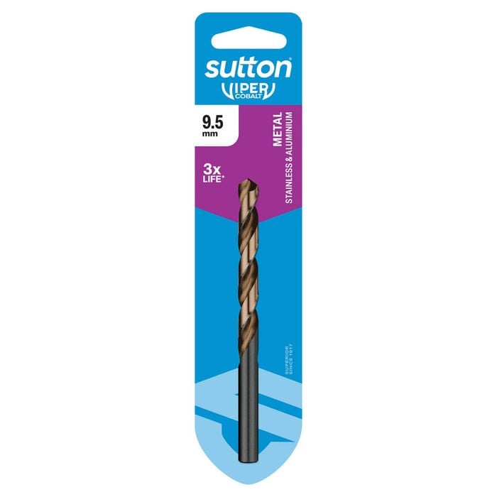 Sutton Tools 9.5mm Viper Cobalt Jobber Drill Bit