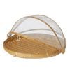 Davis & Waddell Collapsible Mesh Food Cover With Bamboo Tray - Large