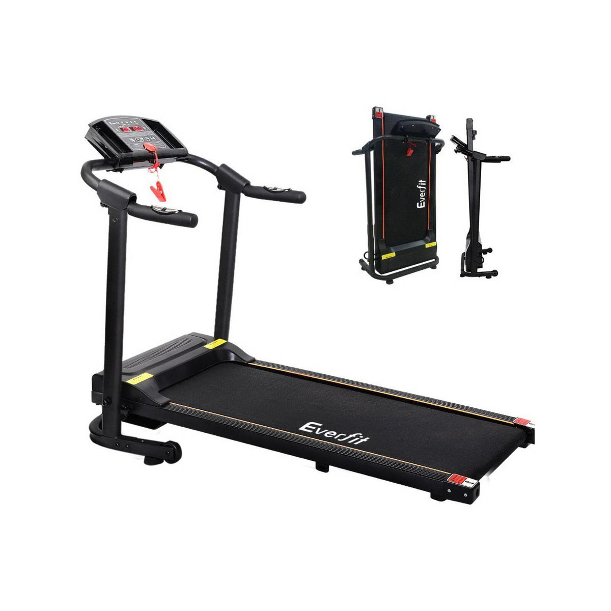 Everfit Treadmill Electric Home Gym Fitness Exercise Machine Foldable 370mm Bunnings Australia