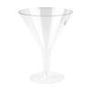 12x 6pc Partyware Reusable Cocktail Glass Set Tableware 210ml Clear
