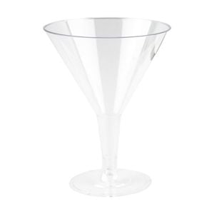 12x 6pc Partyware Reusable Cocktail Glass Set Tableware 210ml Clear