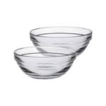 Duralex Lys Glass Nesting Mixing Bowls - 10.5cm - Pack of 6