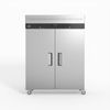 AG 1300 Litre Upright Double Door Stainless Steel Door Fridge