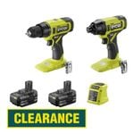 Ryobi 18V ONE+ Drill Driver & Impact Driver Kit