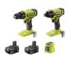 Ryobi 18V ONE+ Drill Driver & Impact Driver Kit