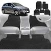 6D Diamond Car Floor Mats for Mercedes-Benz B-Class (W246)2011-2018-Full Set-Black-Outback GT