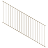 ProtectorAl 1201 - 2400 x 900mm Paperbark Raked 16-30º Flat Top Garden Fence Panel