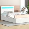 ALFORDSON Bed Frame RGB LED Gas Lift King Single