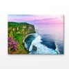 Uluwatu Cliff With Flowers Sea View Print 100% Australian Made 120x90cm (Stretched Canvas)