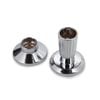 Sandleford 16mm-19mm Adjustable Chrome Pillar End