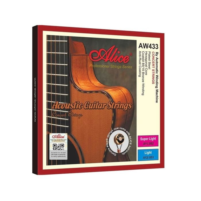 Alice AW433 85/15 Bronze Acoustic Guitar String Set Light 12-53