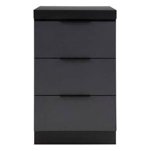 AlfrescoPlus 550mm Black Onyx Single 3 Drawer Module