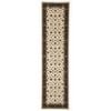 Iconic 1 Ivory Black 300X80Cm Rug