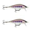 2x Rapala 5.5cm Countdown Sinking Hardbody Balsa Fishing Lures - Gilded Rainbow