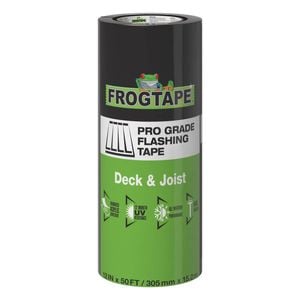 FrogTape 304mm x 15.2m Black Pro Grade Deck and Joist Flashing Tape