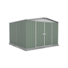 Absco Sheds 3.0 x 2.92 x 2.06m Pale Eucalypt Regent Double Door Garden Shed