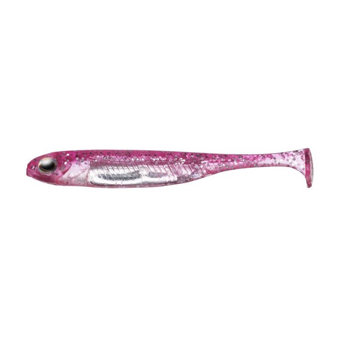 Fish Arrow Flash J Shad 1" SW Soft Plastic Fishing Lure 101 Pink / Silver