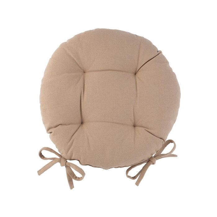 Harbour Housewares Round Dining Chair Seat Cushion