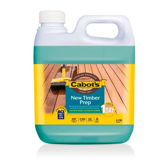 Cabot's 4L New Timber Prep