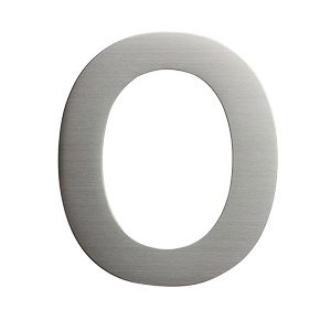 Sandleford 150mm Stainless Steel Plaza House Number 0 