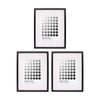 3PK Braz Venice Image Photo Document Display Frame 27.9x35.6cm Black