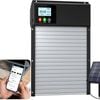 FOHOA Upgraded Solar Automatic Aluminum Chicken Door with WiFi Remote Control LCD Display